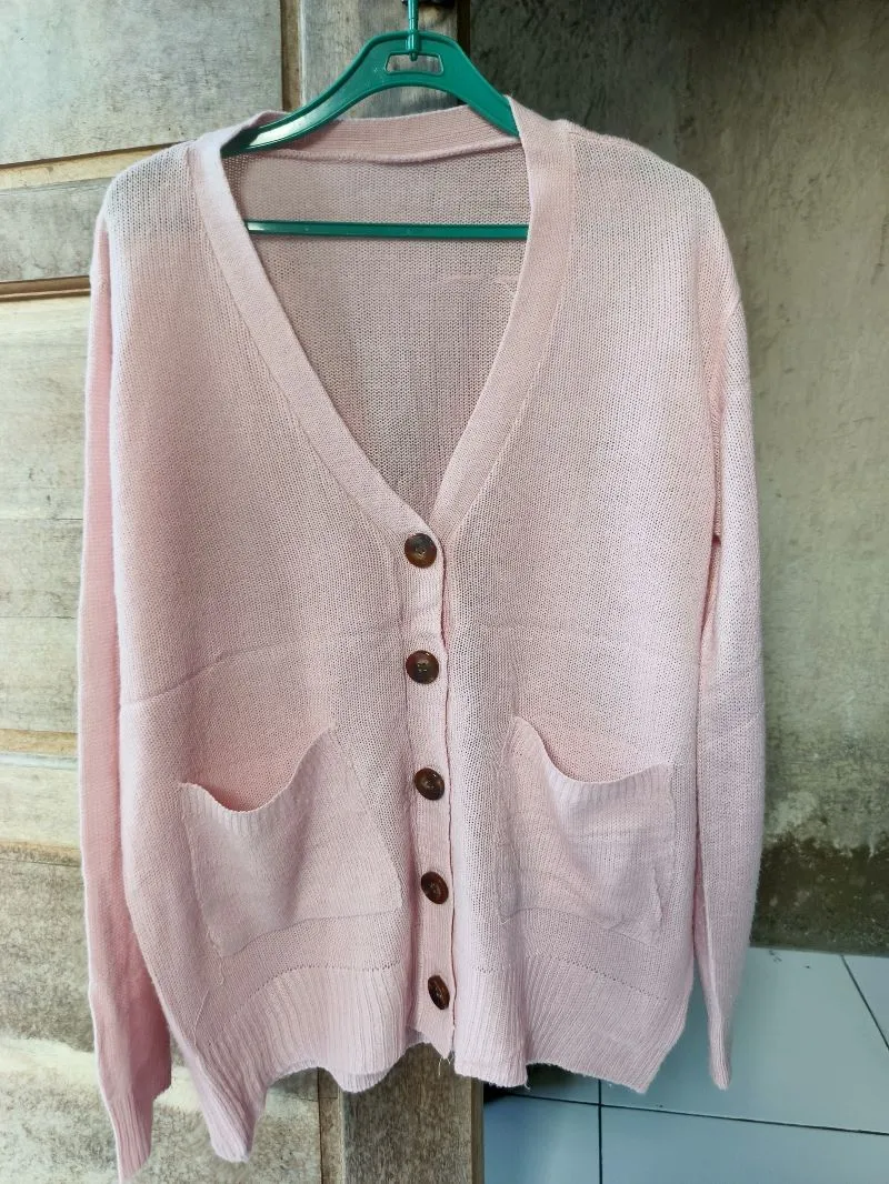 Cardigan soft pink photo 1