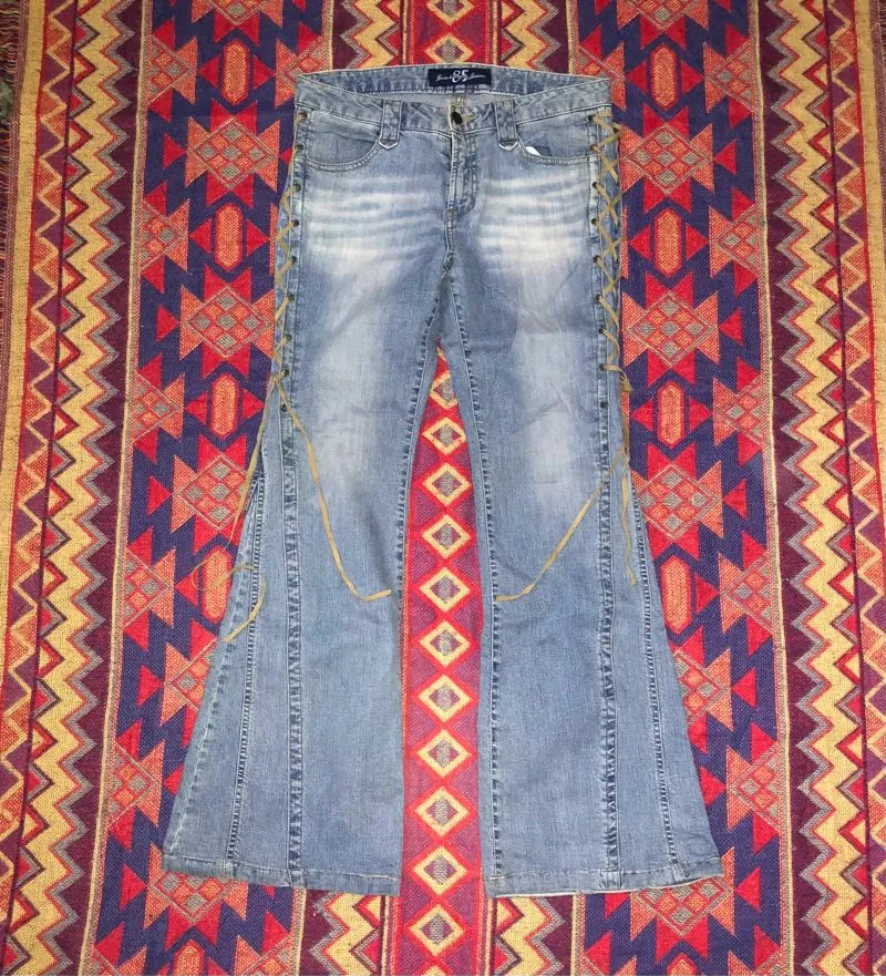 Y2k jambage cowboy jeans photo 1
