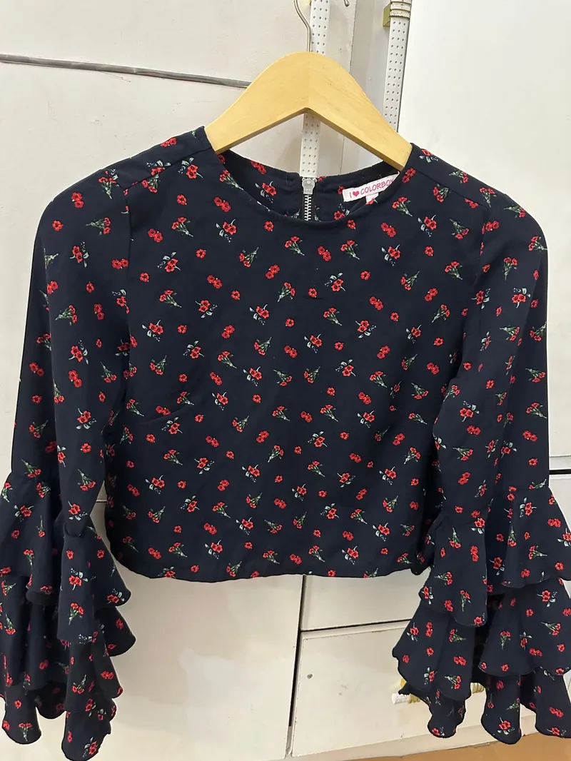 COLORBOX Coquette Blouse Wanita black blue photo 1