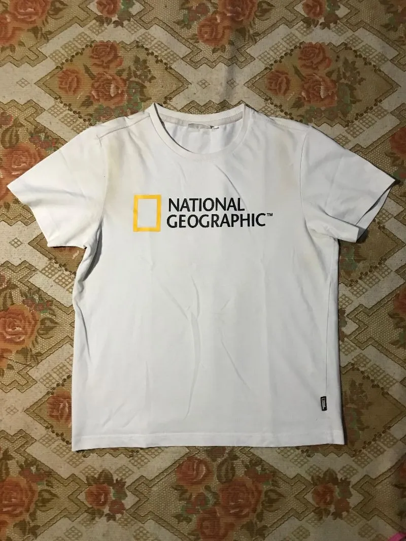 Nat geo tee white color photo 1