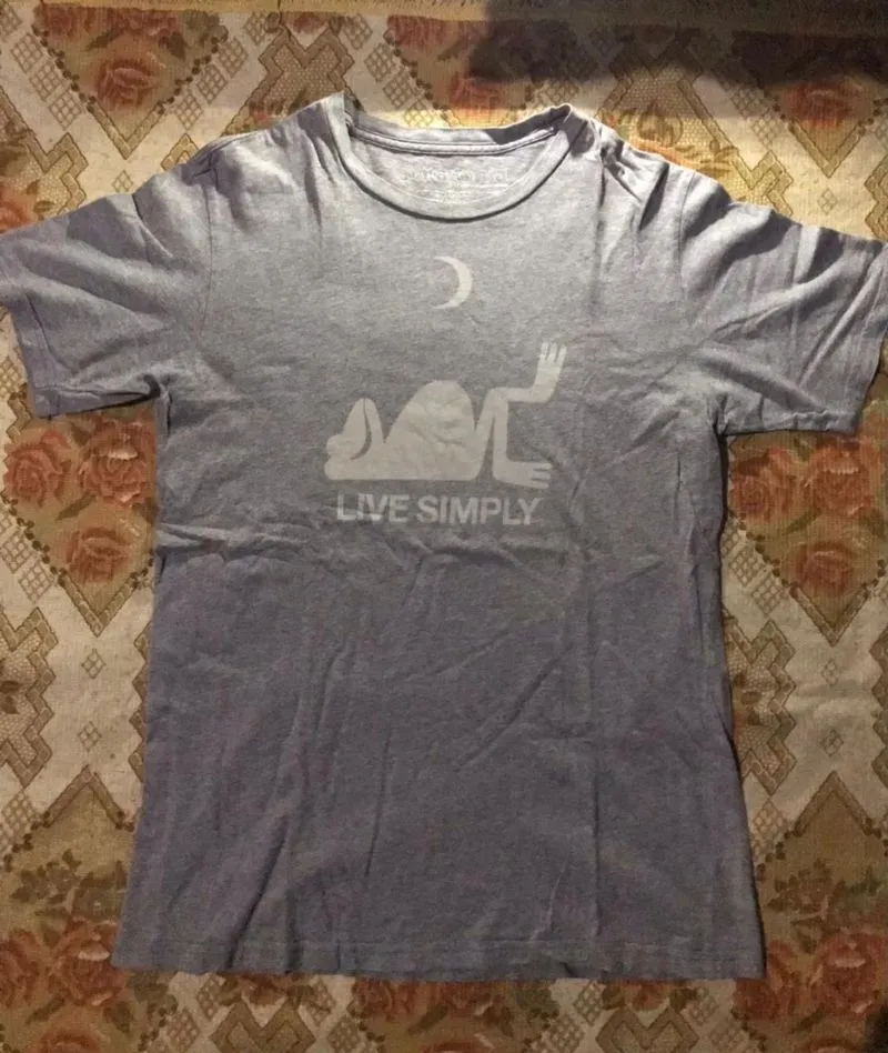 Patagonia live simply tee grey photo 1