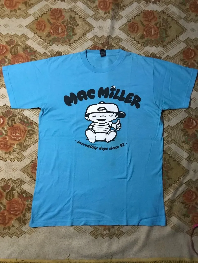 Mac miller tee 2012 official copyright blue  photo 1