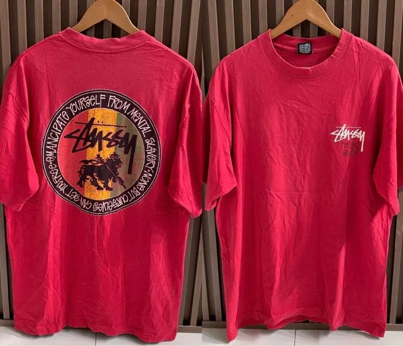 RARE Vintage 80s Stussy Feelin Irie Tshirt - Preloved