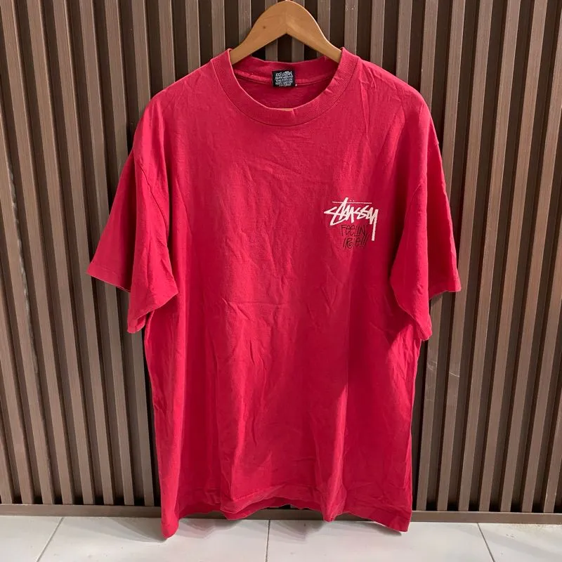RARE Vintage 80s Stussy Feelin Irie Tshirt - Preloved