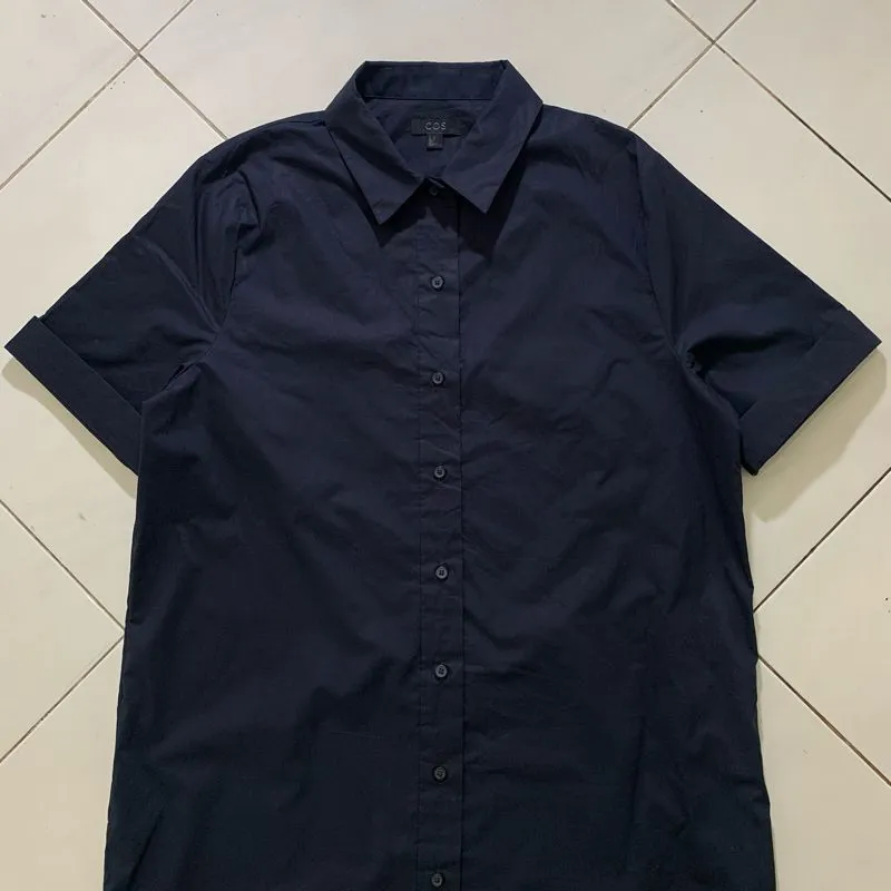 DRESS KEMEJA COS WOMEN BLUE NAVY photo 1