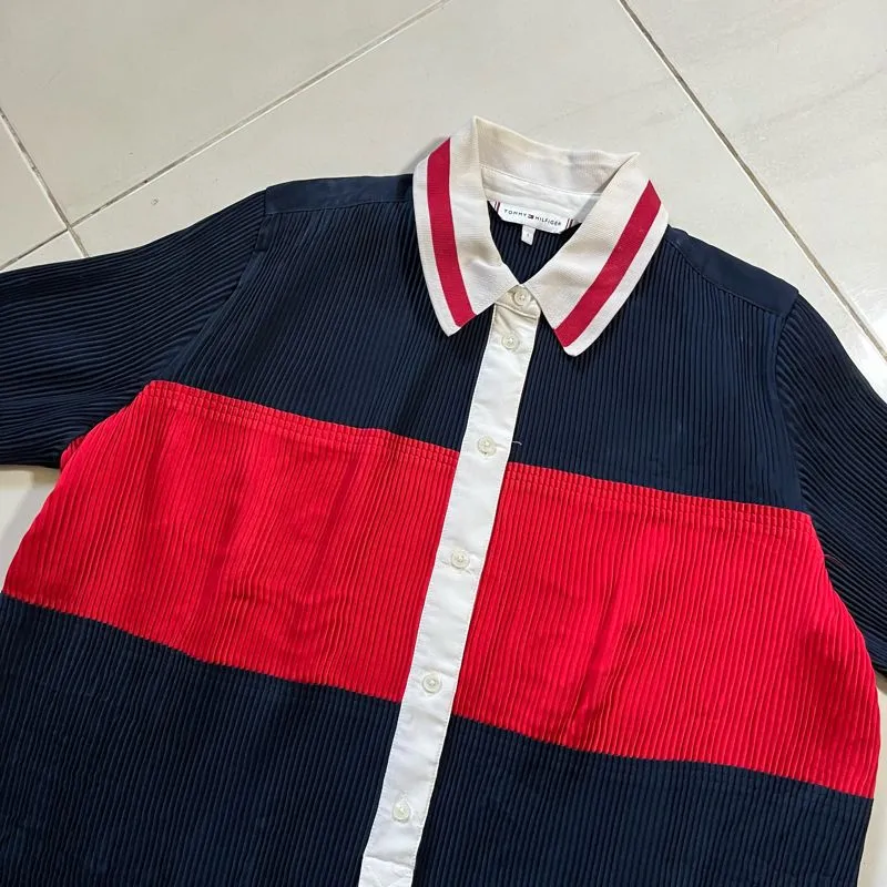 DRESS SHIRT PLEATED TOMMY HILFIGER WOMEN photo 1
