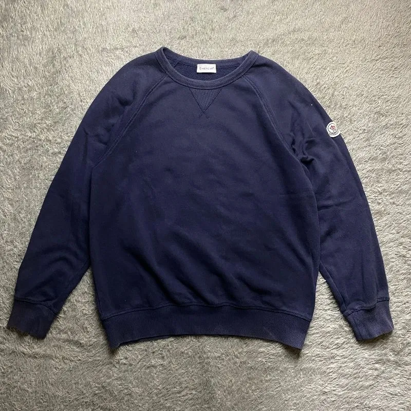 Moncler Crewneck Sweatshirt Navy photo 1