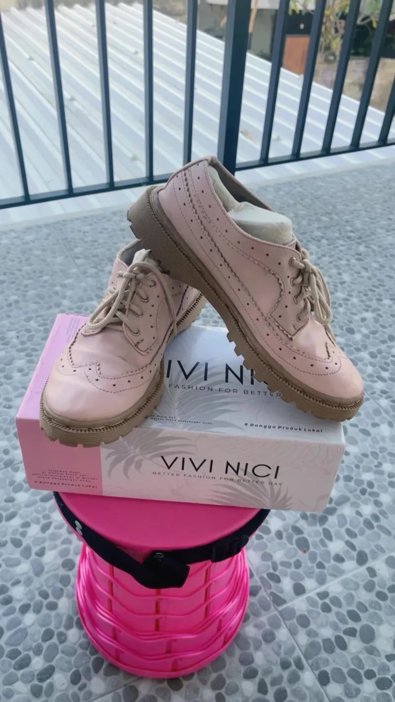 Coquette Casual Ankle boots Wanita pink Preloved