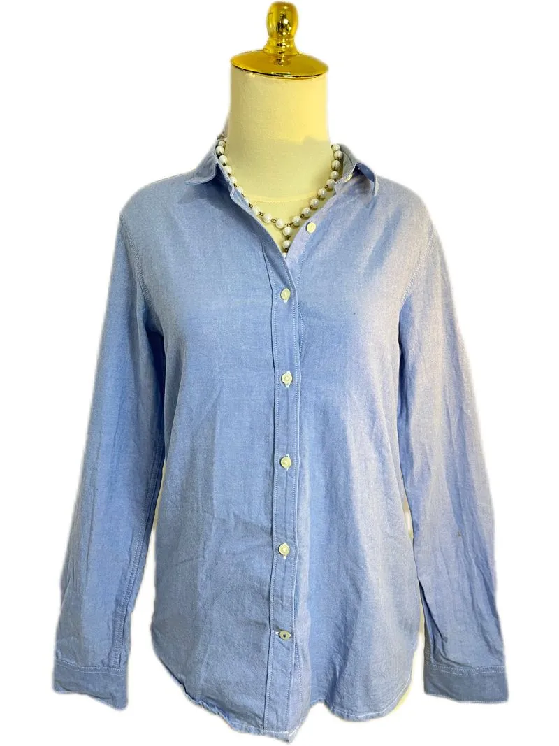 Spao Blue Formal Office Shirt Minimalist Workwear and Office photo 1