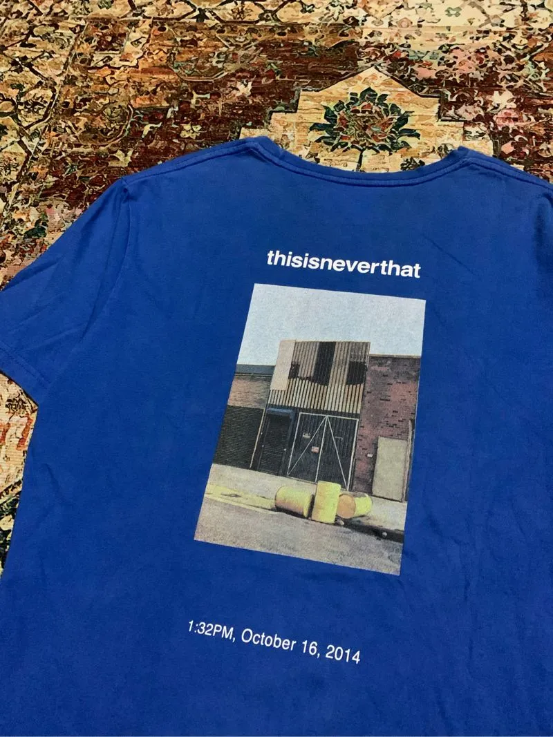 Tshirt Thisisneverthat The Fire Blue photo 1