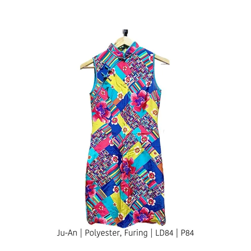 Retro Pattern Cheongsam Dress photo 1