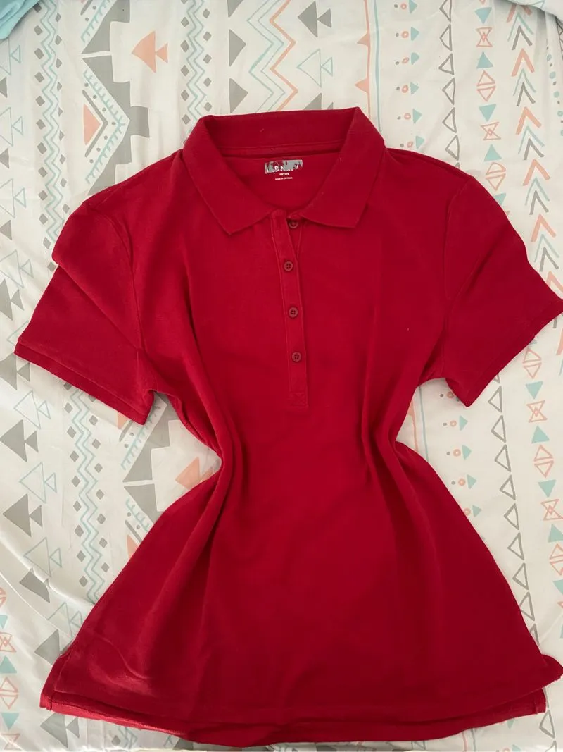 Old navy polo red shirt photo 1