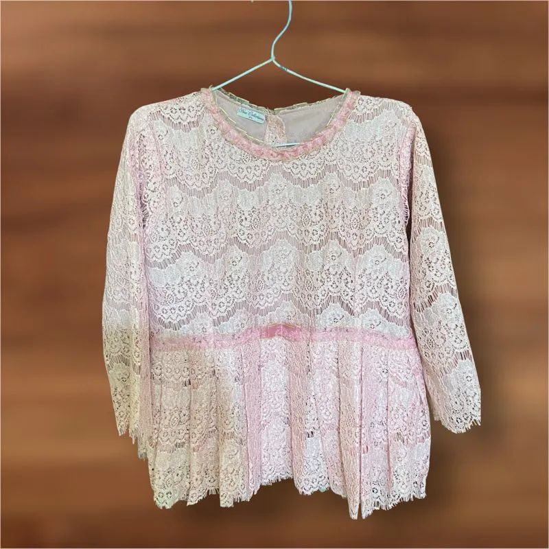 Kebaya pink full furing photo 1