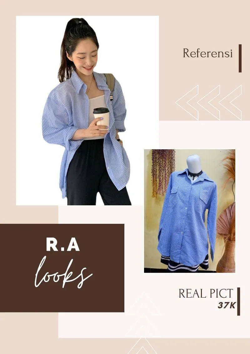 Kemeja Kotak Premium photo 1