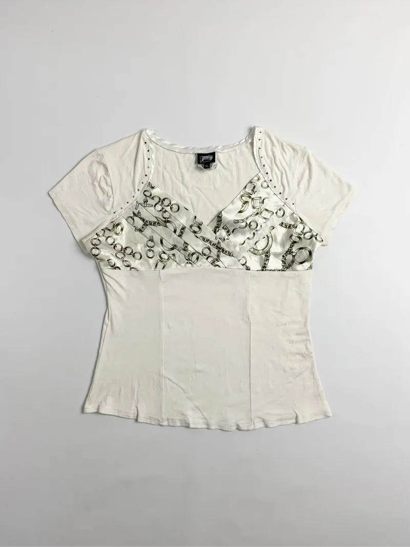 Y2k Dolce & Gabbana Tee With Iconic Graphic Multifabric photo 1