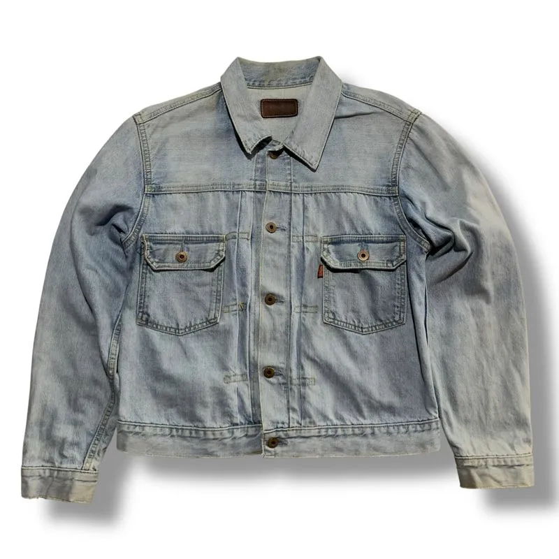 GL Heart Japanese Brand TYPE II Blue Ocean Washead Selvedge  photo 1