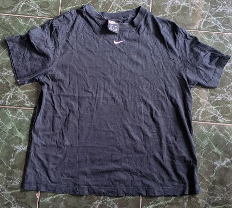 Nike Bordir Center Fullblack Womens Semi Crop photo 1