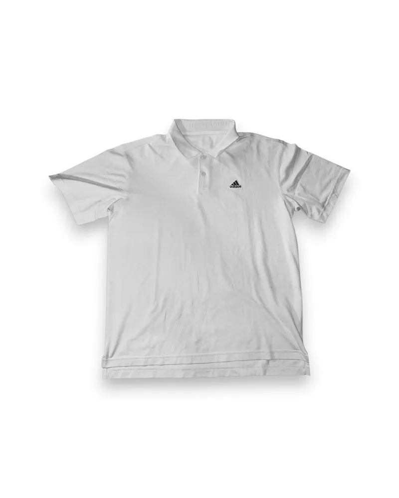 Kaos Kerah Adidas Vintage 12/05 Small Logo White Short Sleev photo 1