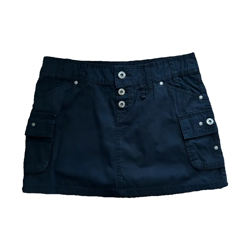 Mango Vintage Y2K Mini skirt Wanita black photo 1