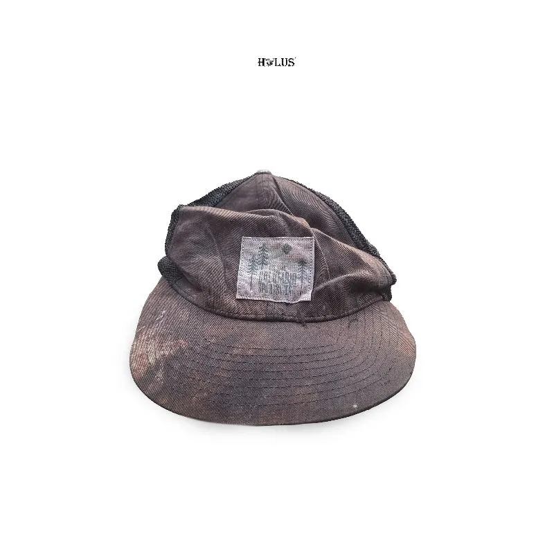 Columbia Hat Sportswear Patch Black Baseball Cap Mesh Flexfi photo 1