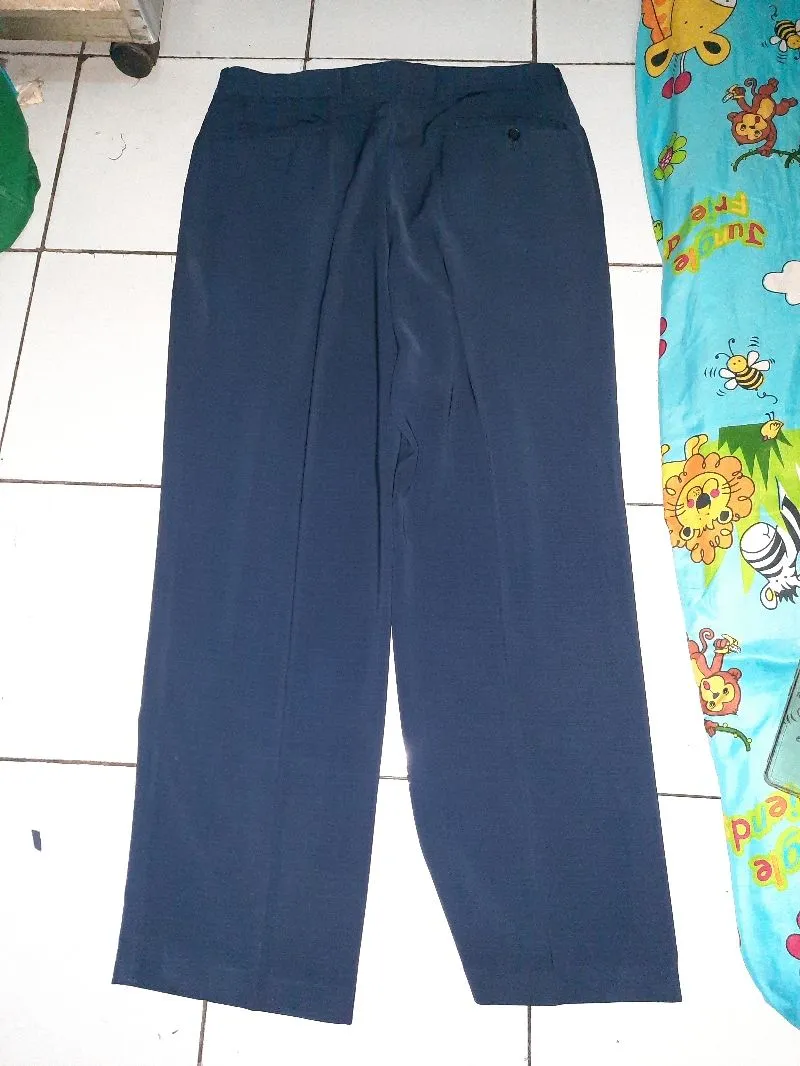 Celana Bahan formal Jumbo navy merek JOTAP photo 1