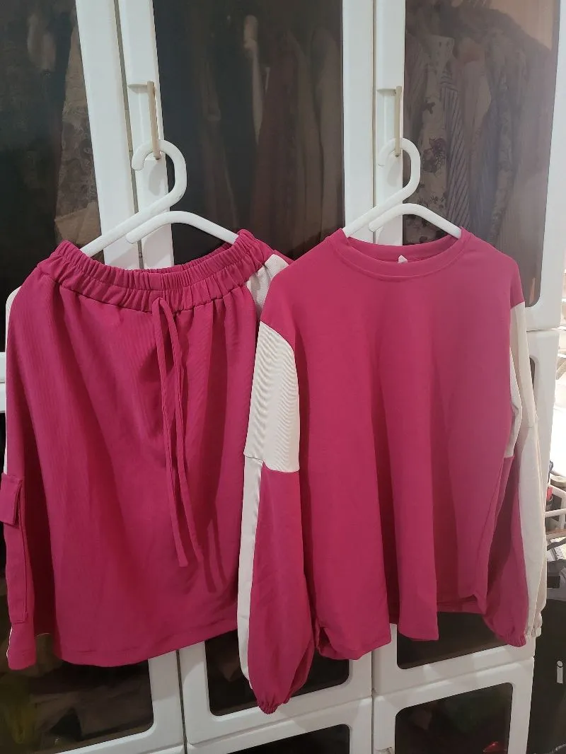 Baju one set pink  photo 1