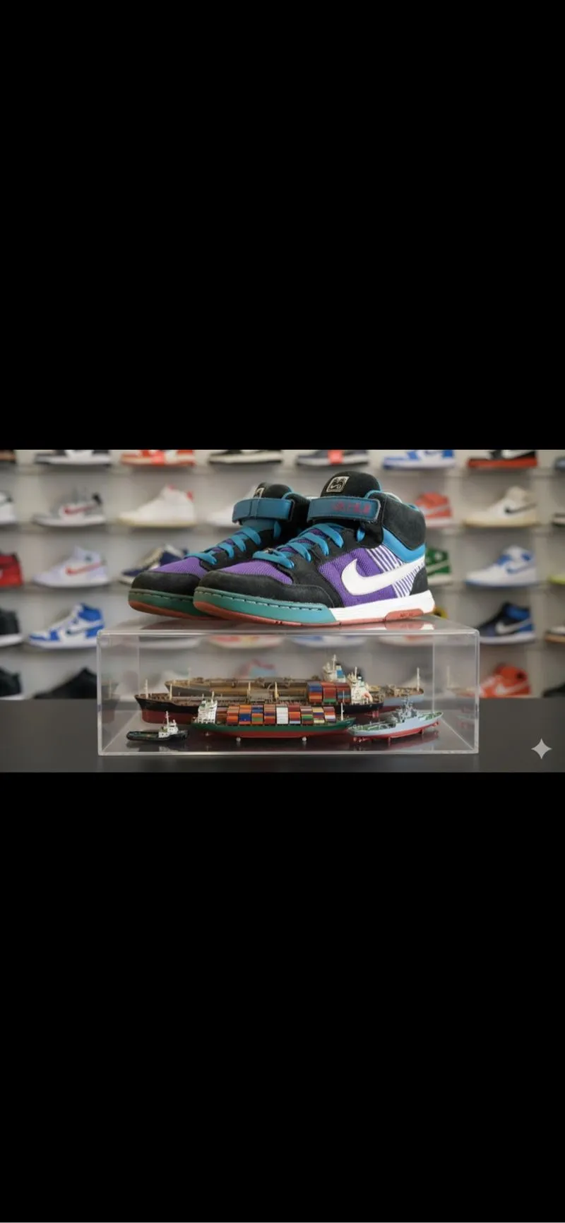 Sepatu Sneakers Nike Mogan Mid 2 JR (Size 42,5) photo 1