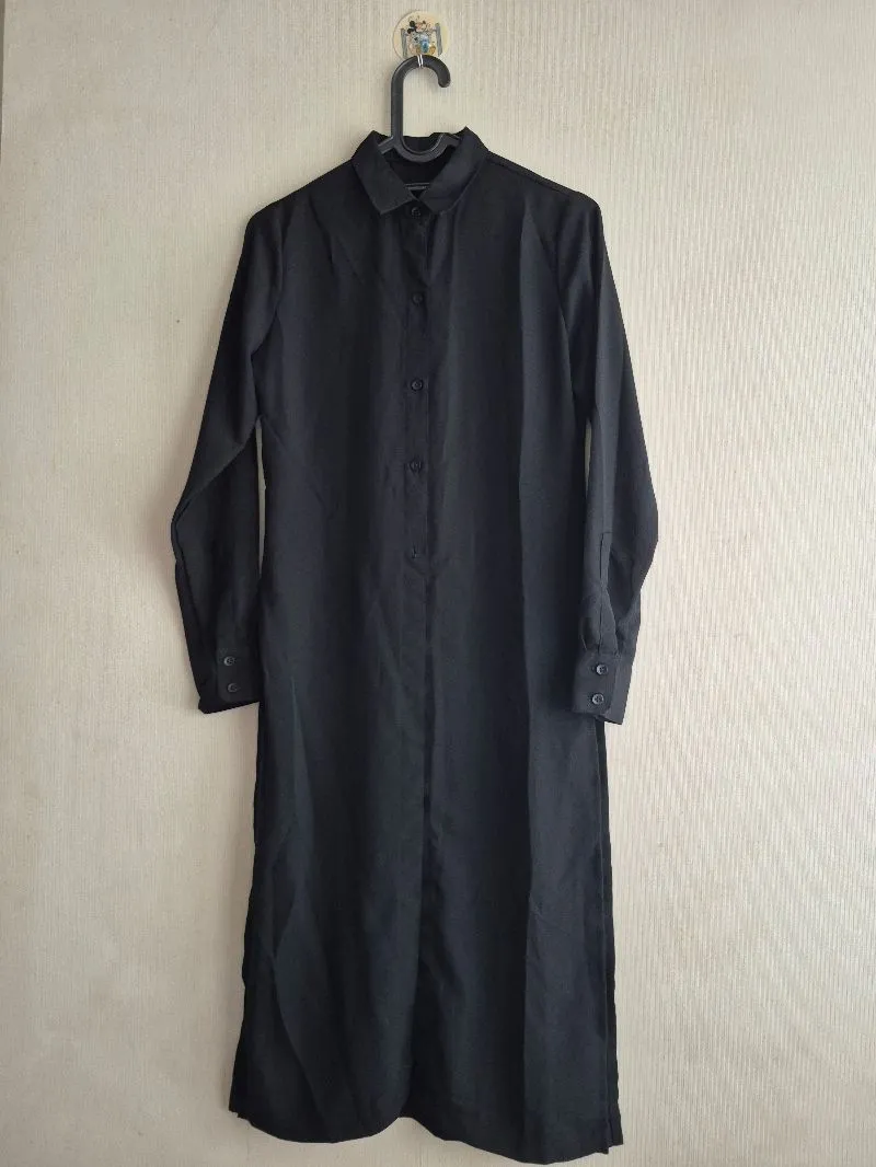 Outer Wanita Model Panjang Hitam photo 1