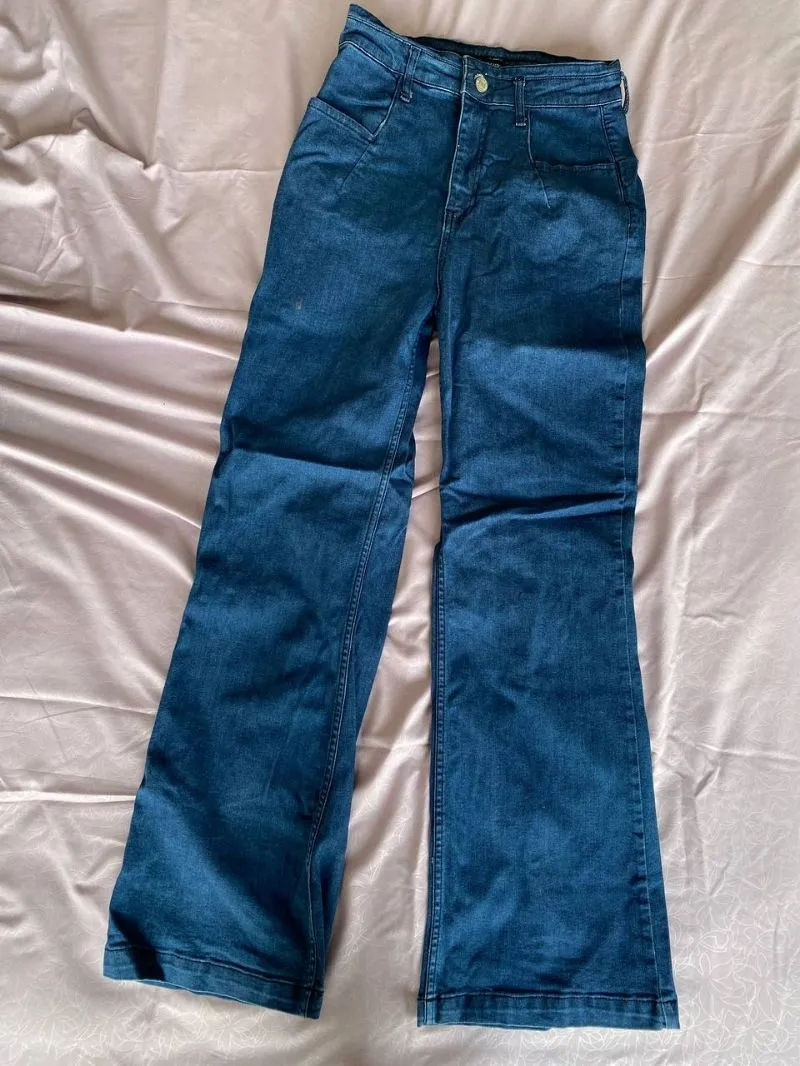 Trendyol wide leg cutbray jeans photo 1
