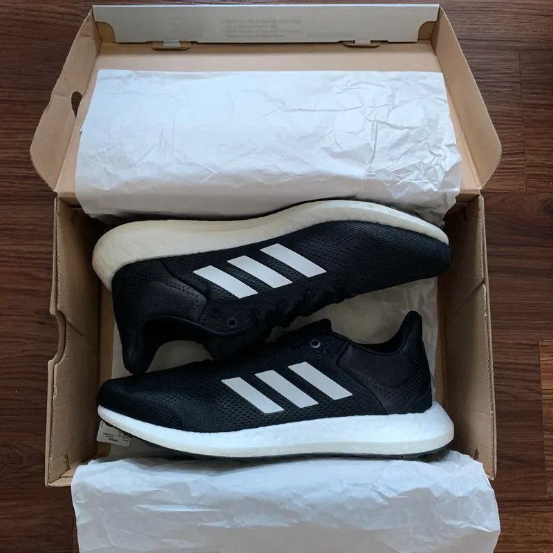 Sepatu Adidas Pureboost 21 Black White Original | Baru | Siz photo 1
