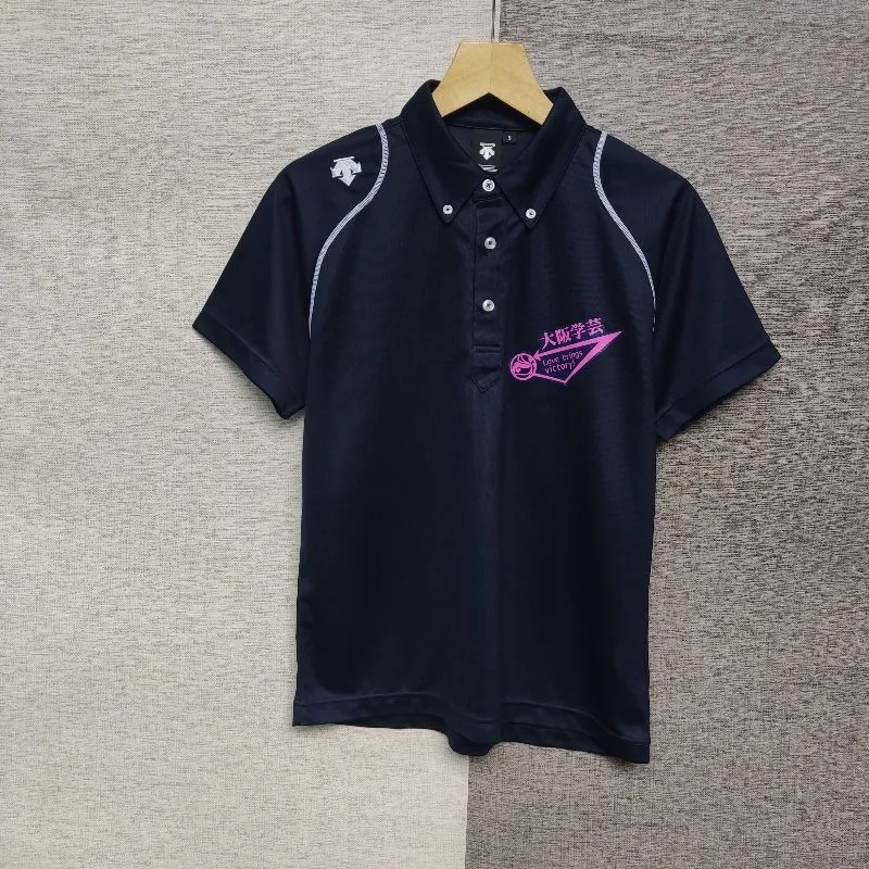 Kaos polo shirt Jersey Descente Size S Black colour photo 1