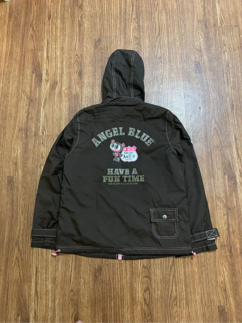 Angel Blue Y2K Puffer jacket Wanita brown photo 1