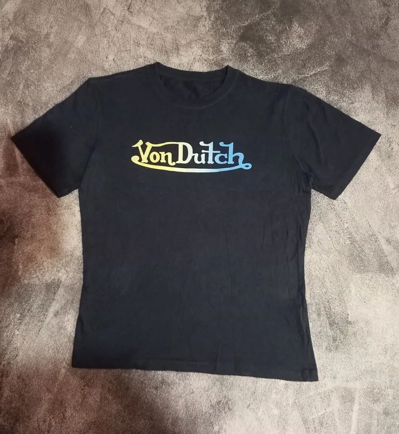 Von Dutch Streetwear Casual T-shirt Wanita navy photo 1