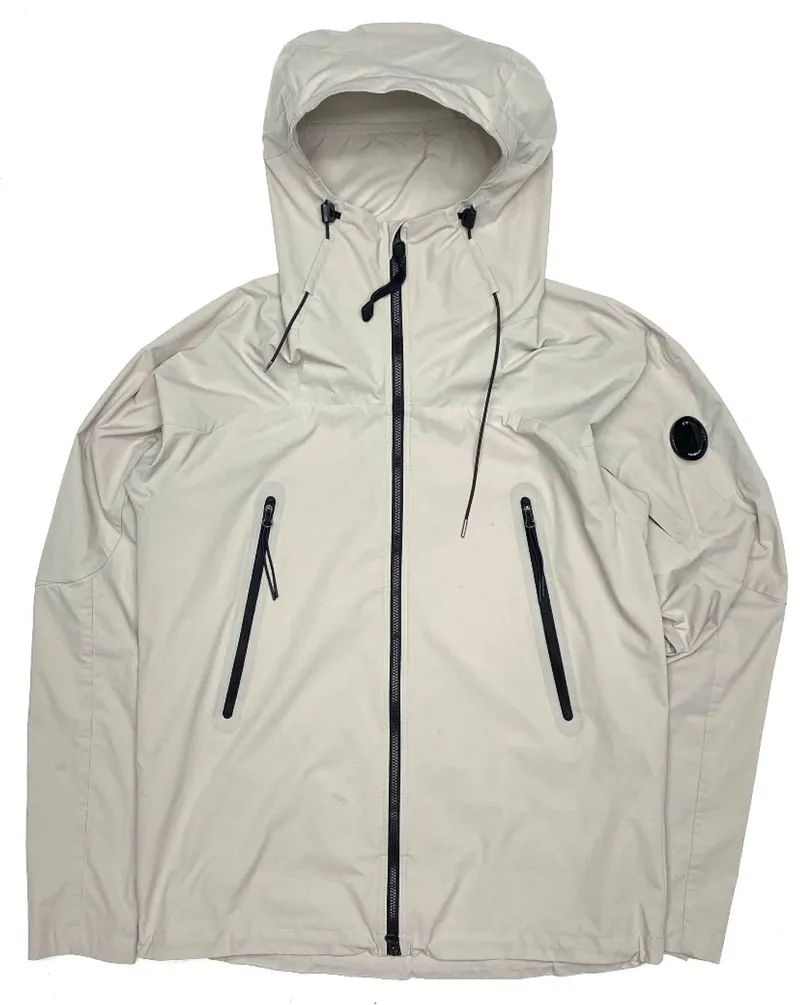Company Luxury Gorpcore Track jacket Pria white gray