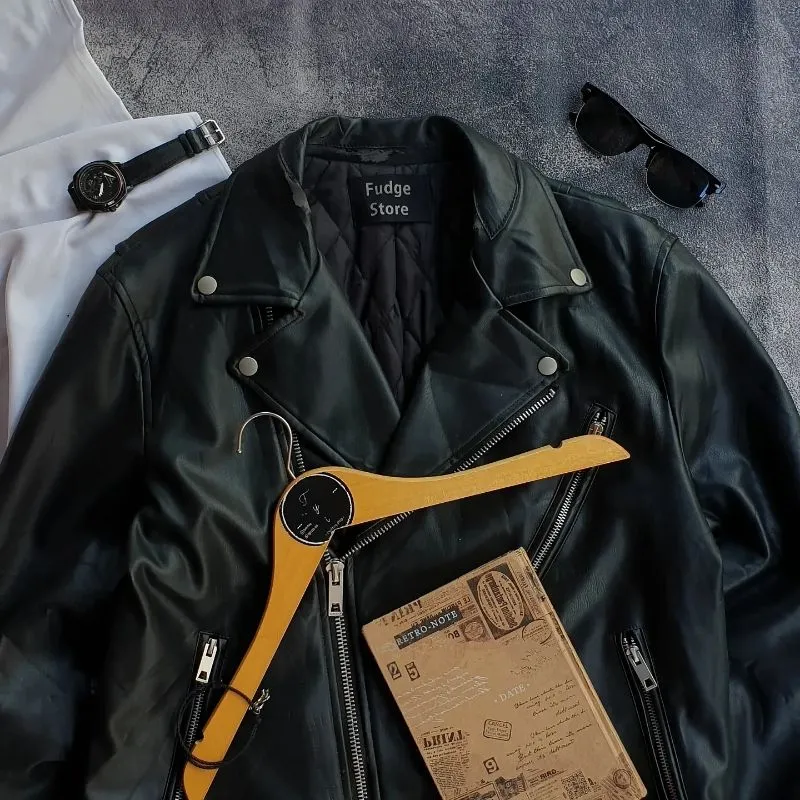 FY 1087 - lafudge Store Ramones Leather Jacket photo 1
