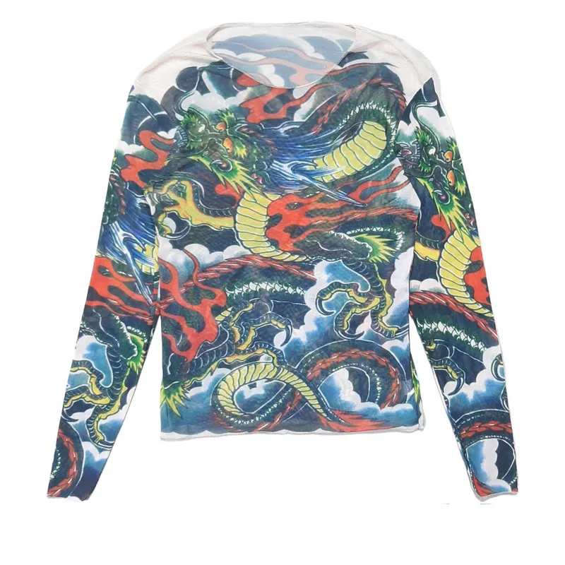 Item(s): unknown yakuza dragon tattoo mesh photo 1