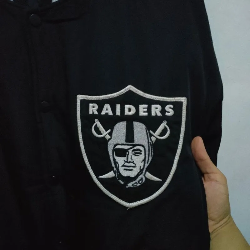 NFL RAIDERS ウォームアップジャケット GU ブラックXL NFL