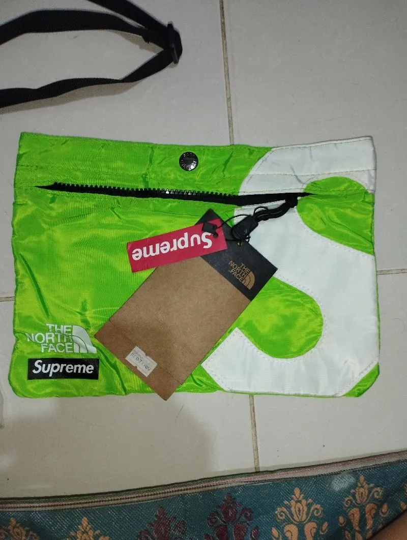 The north face X Supreme Sling bag/ tas selempang  photo 1