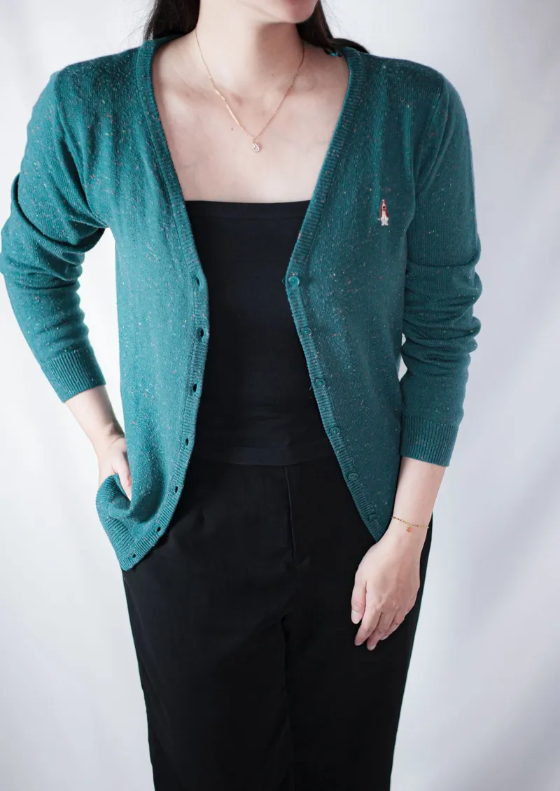 Hush Puppies Casual Cardigan Wanita green photo 1