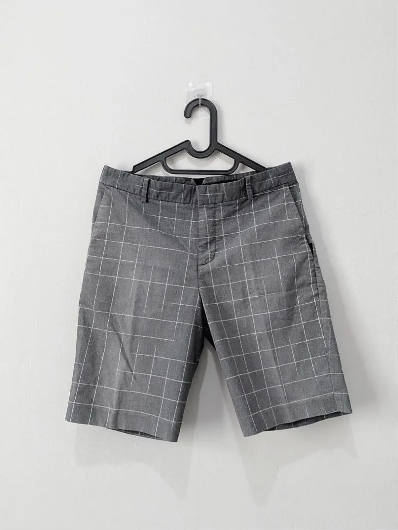 Nike Golf Shorts Chino Mens Dri-Fit Grey Tartan / Kotak2 photo 1