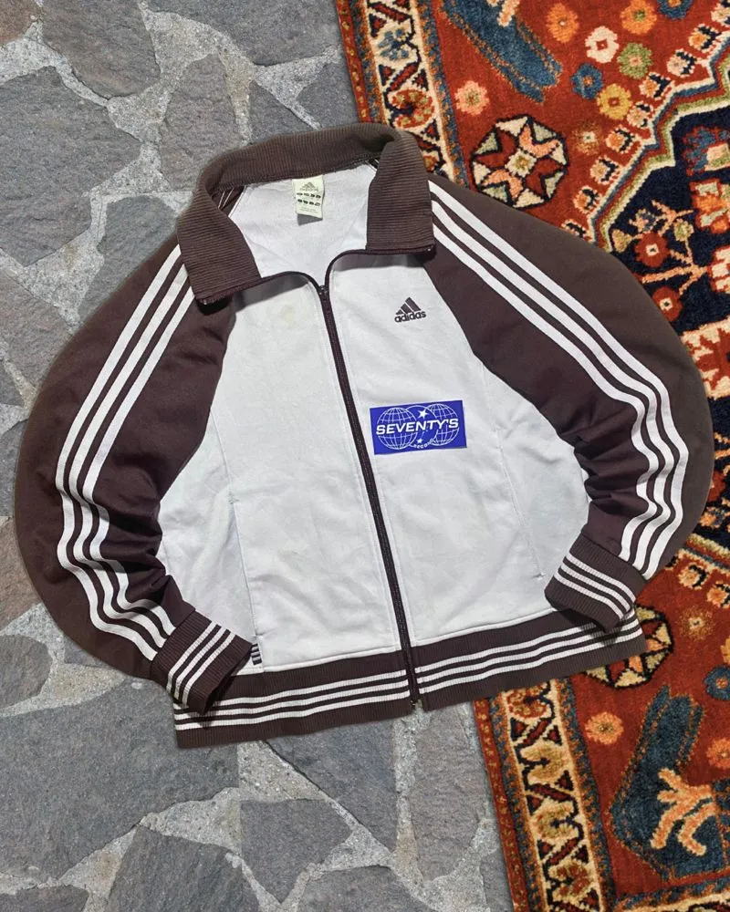 Tracktop Adidas Climalite White-Brown photo 1