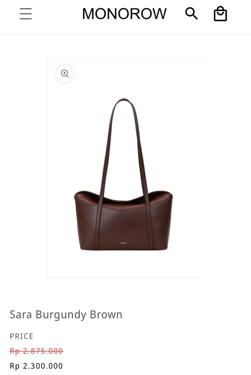 Monorow sara burgundy bag photo 1