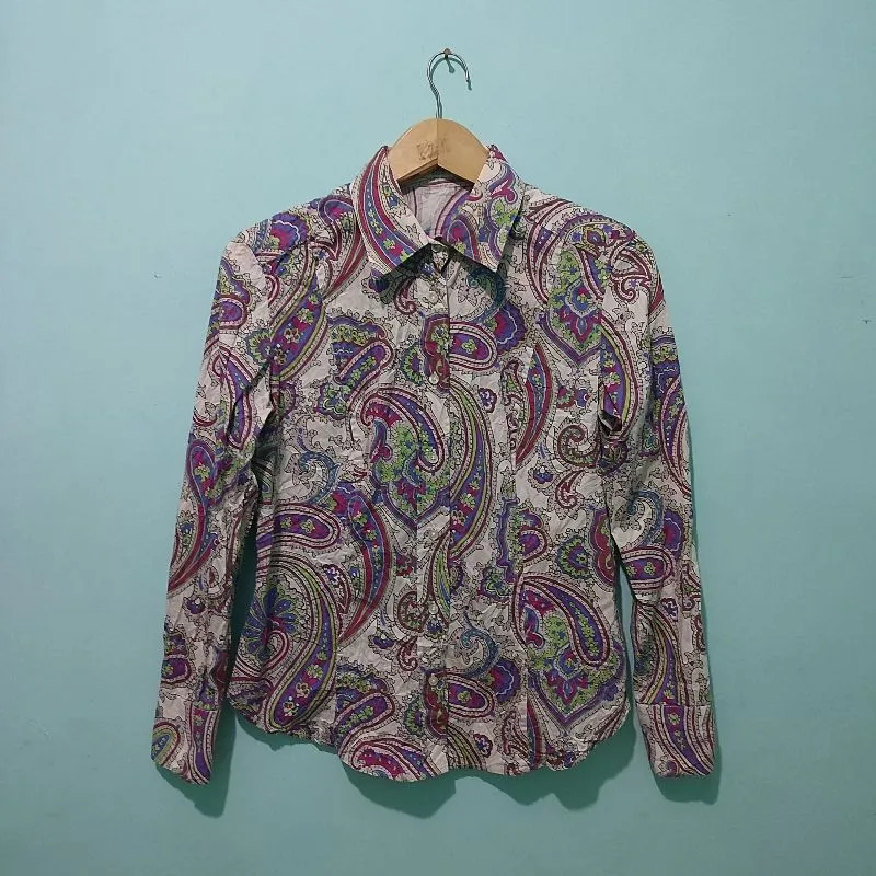 Etro Milano Paisley Shirt Made In Italy photo 1