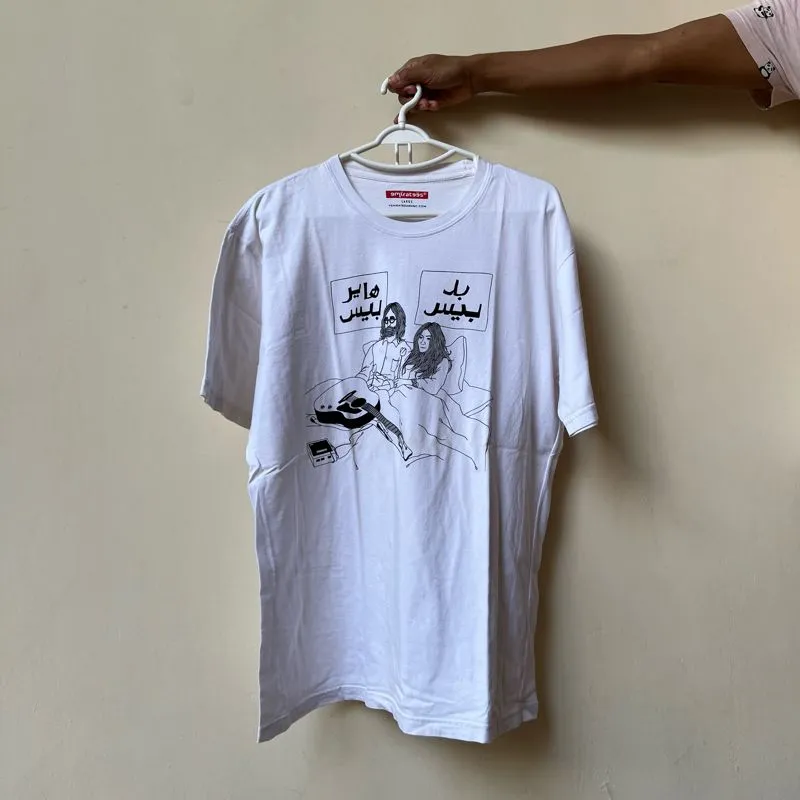 John Lennon Band T Shirt White - Kaos Band Putih The Beatles photo 1