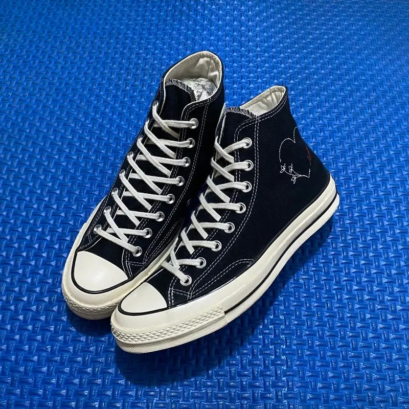 CONVERSE CHUCK 70 HI UNISEX MADE WITH LOVE BLACK Preloved