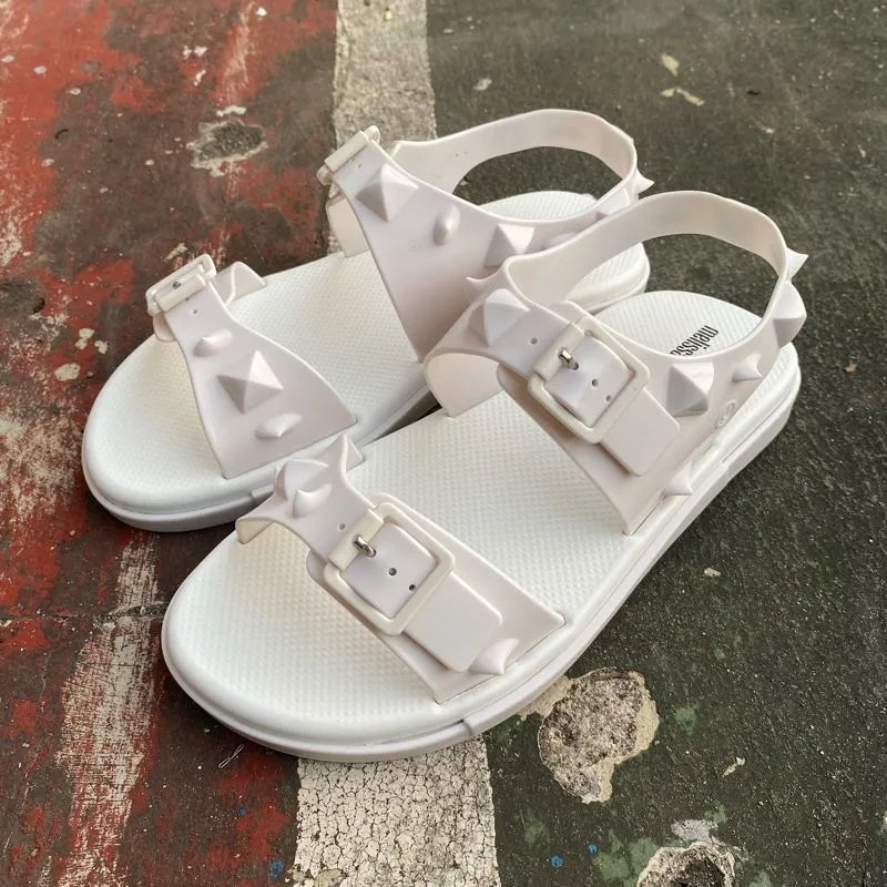 Melissa spikes undercover white sandal photo 1