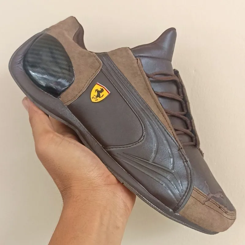PUMA Ferrari Carbon Leather Vintage (Rarely Pairs) Preloved