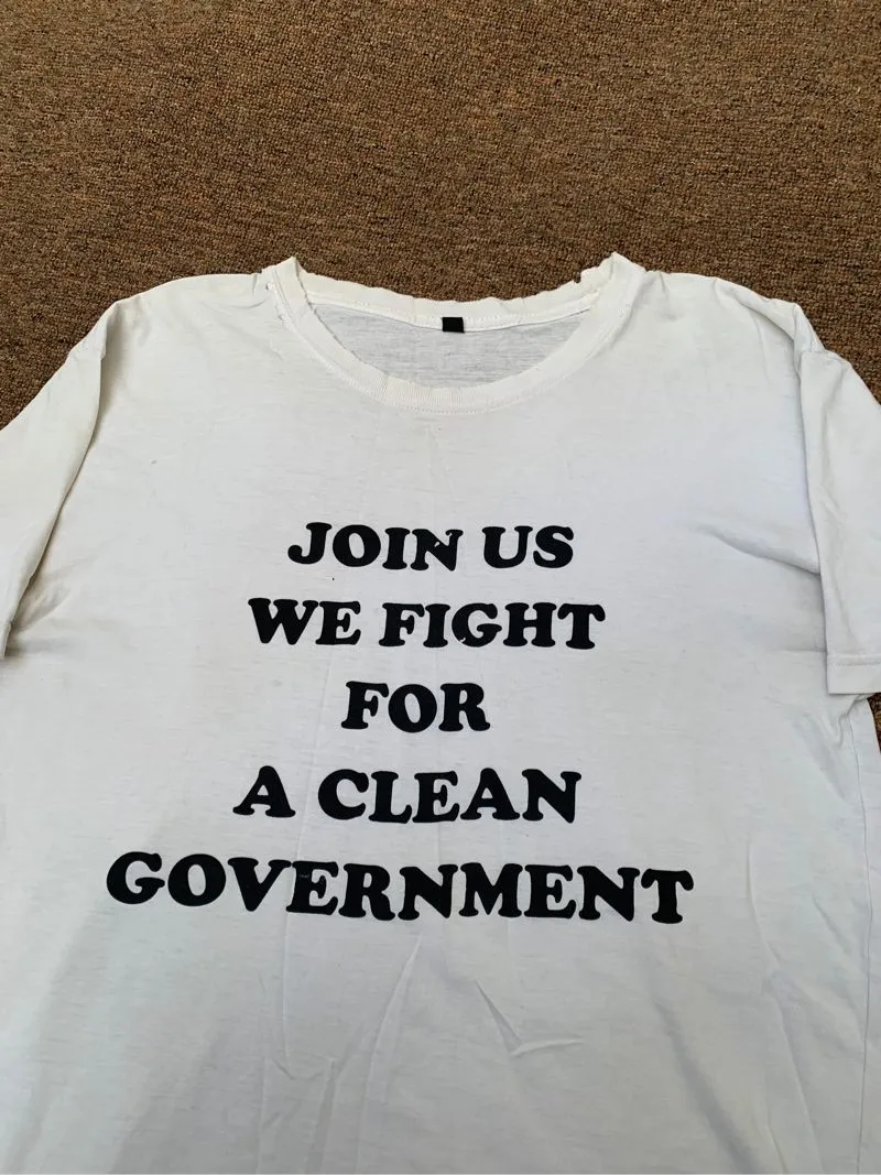 Kaos “join us we fight for a clean government” photo 1