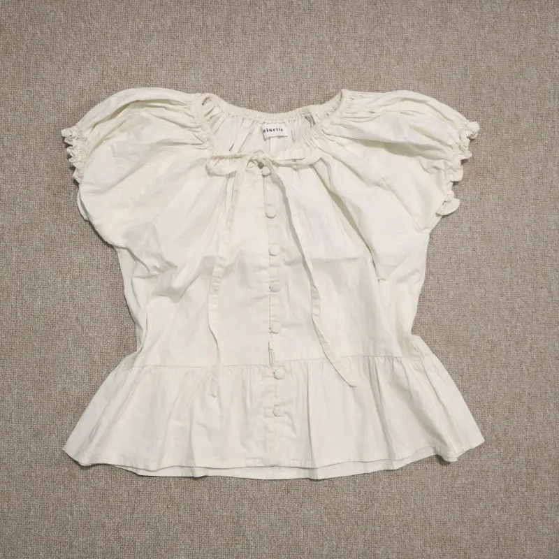 Ninette Iren Top Korean Blouse Wanita Coquette photo 1