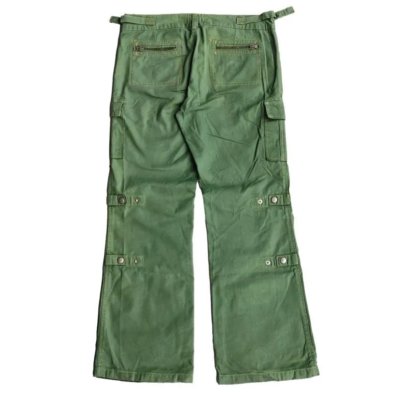 Vintage y2k green cargo pants photo 1